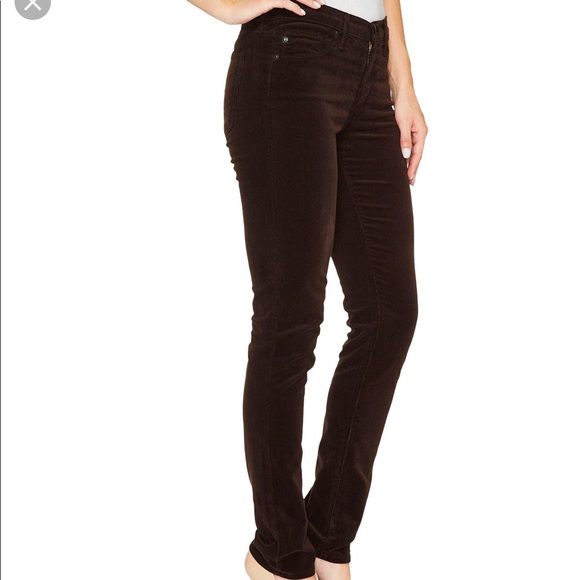 Ag Adriano Goldschmied Denim - AG Prima Chocolate Brown Corduroy Pants